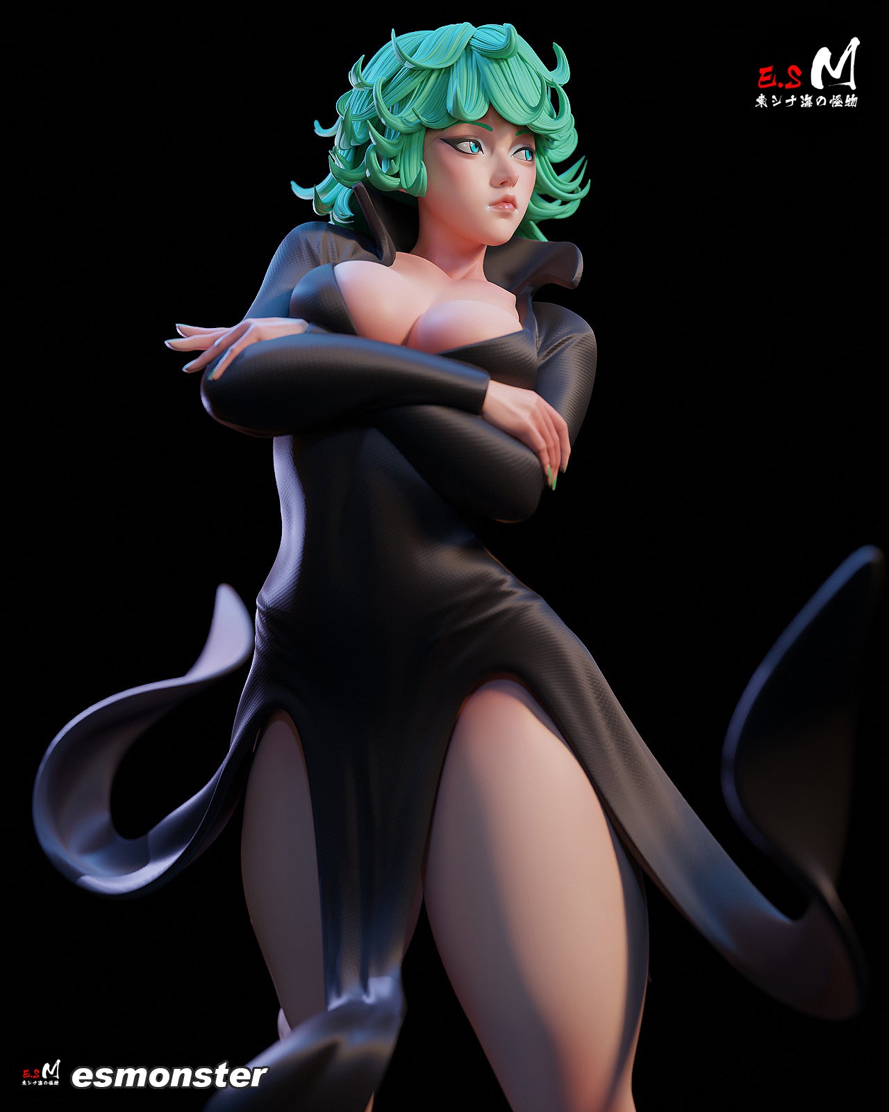Tatsumaki Style One Punch Man Unpainted Resin Garage Kit (1/6-1/12)