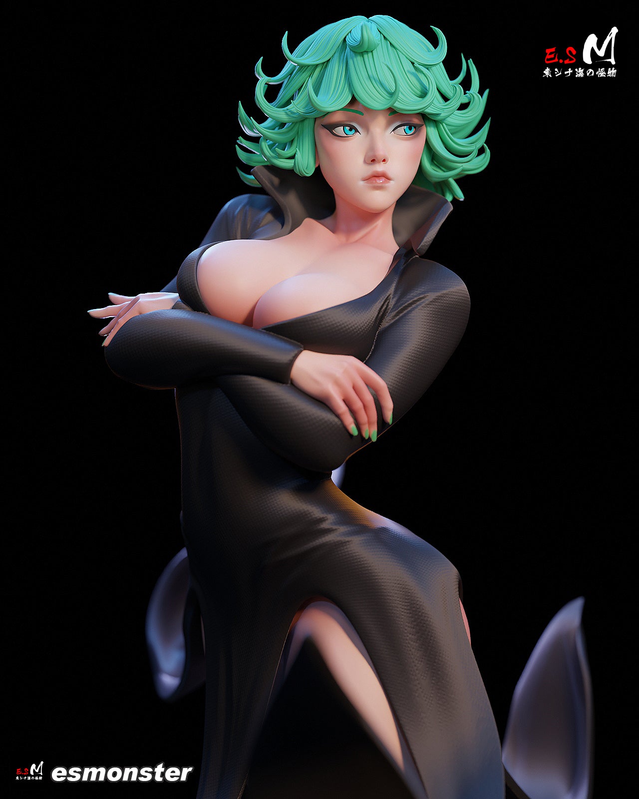 Tatsumaki Style One Punch Man Unpainted Resin Garage Kit (1/6-1/12)