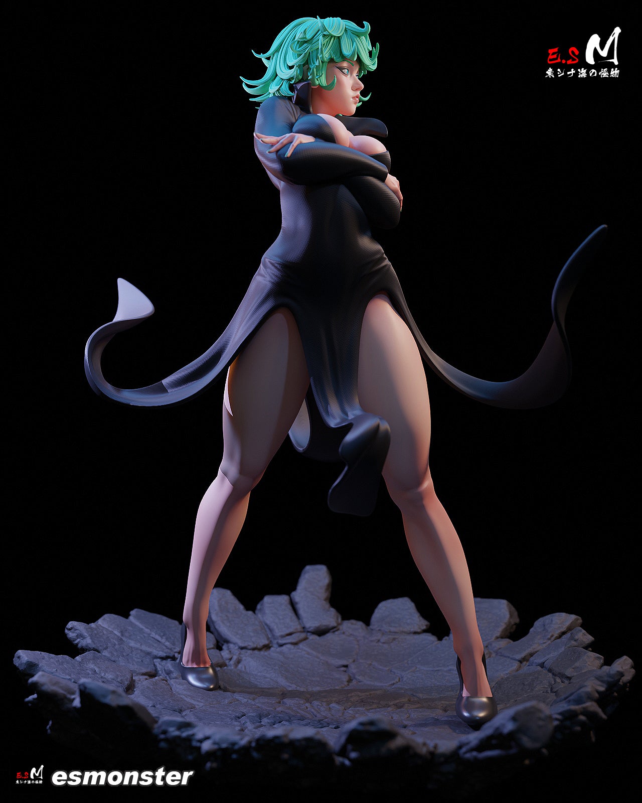 Tatsumaki Style One Punch Man Unpainted Resin Garage Kit (1/6-1/12)