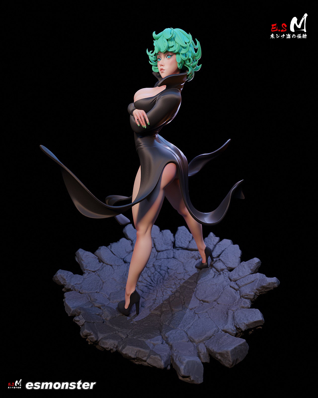 Tatsumaki Style One Punch Man Unpainted Resin Garage Kit (1/6-1/12)