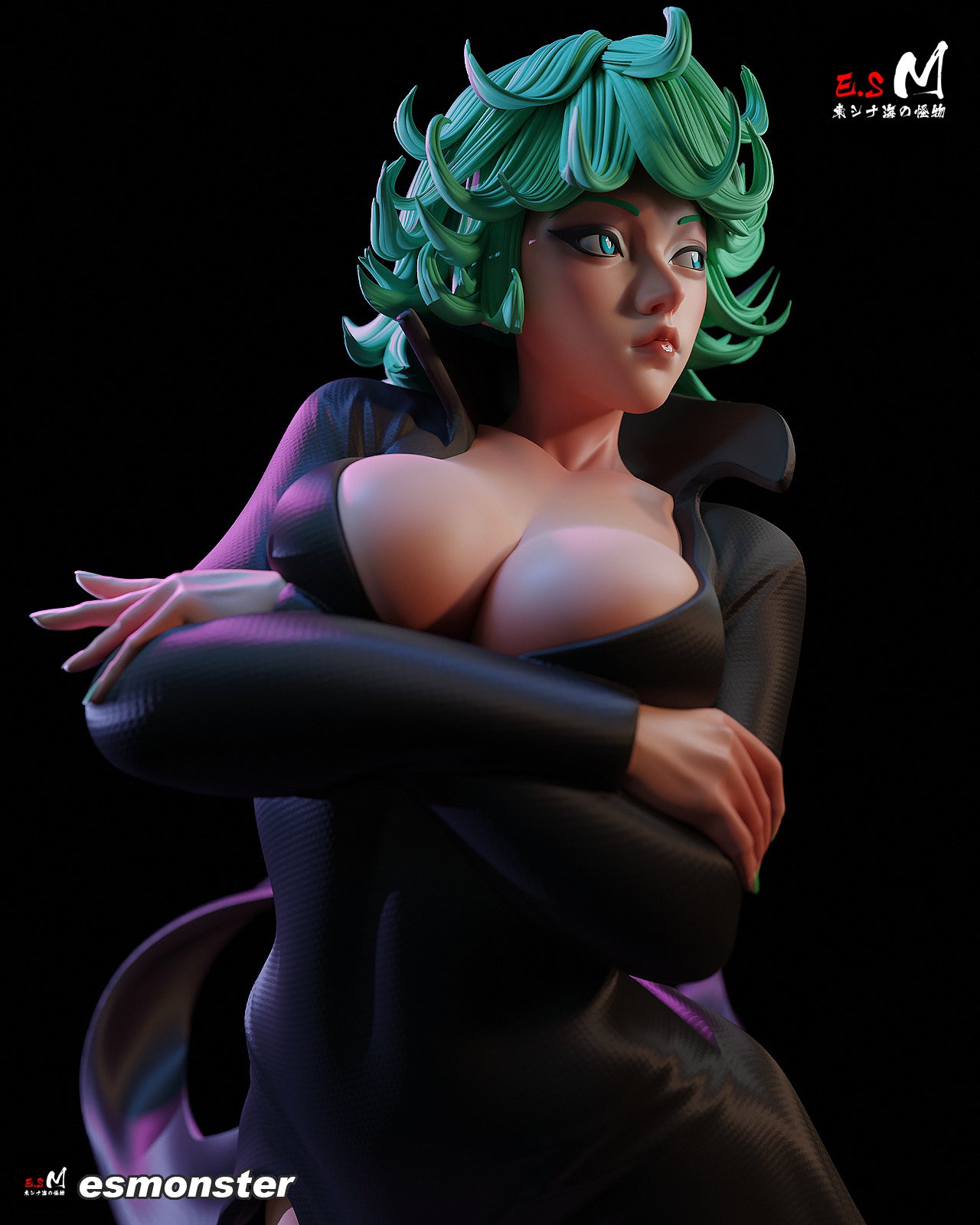 Tatsumaki Style One Punch Man Unpainted Resin Garage Kit (1/6-1/12)