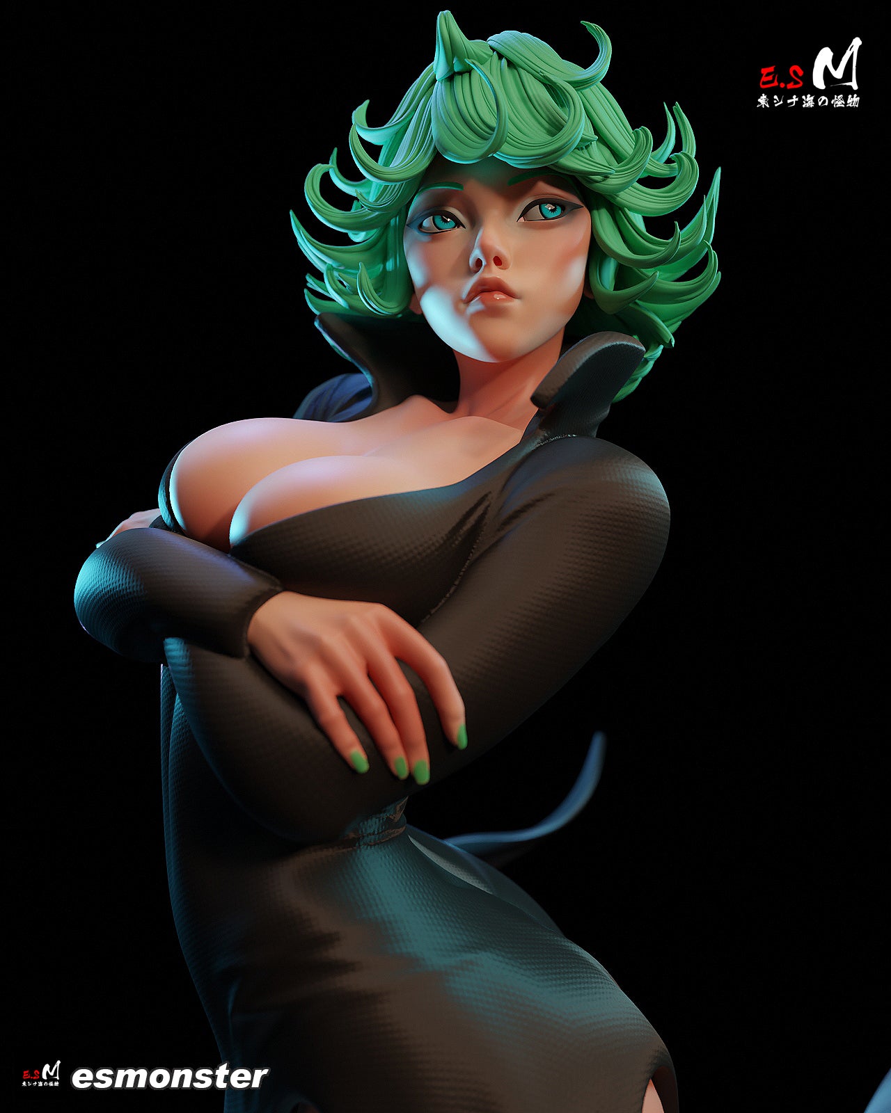 Tatsumaki Style One Punch Man Unpainted Resin Garage Kit (1/6-1/12)