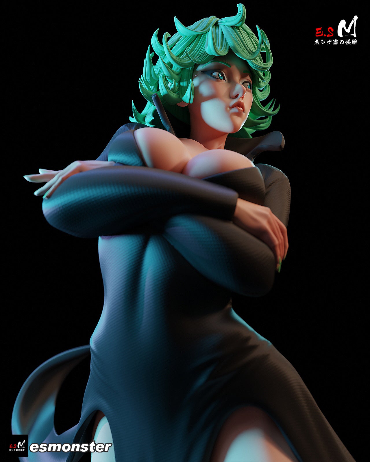 Tatsumaki Style One Punch Man Unpainted Resin Garage Kit (1/6-1/12)