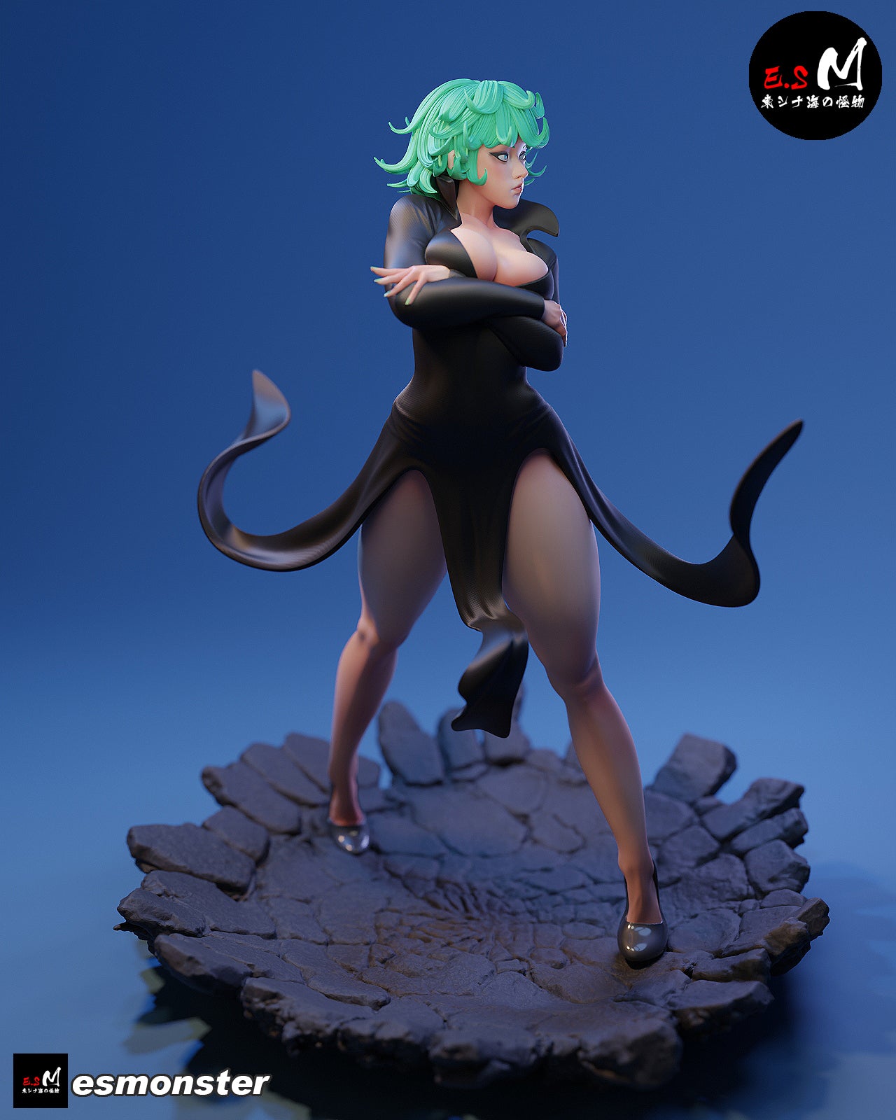 Tatsumaki Style One Punch Man Unpainted Resin Garage Kit (1/6-1/12)