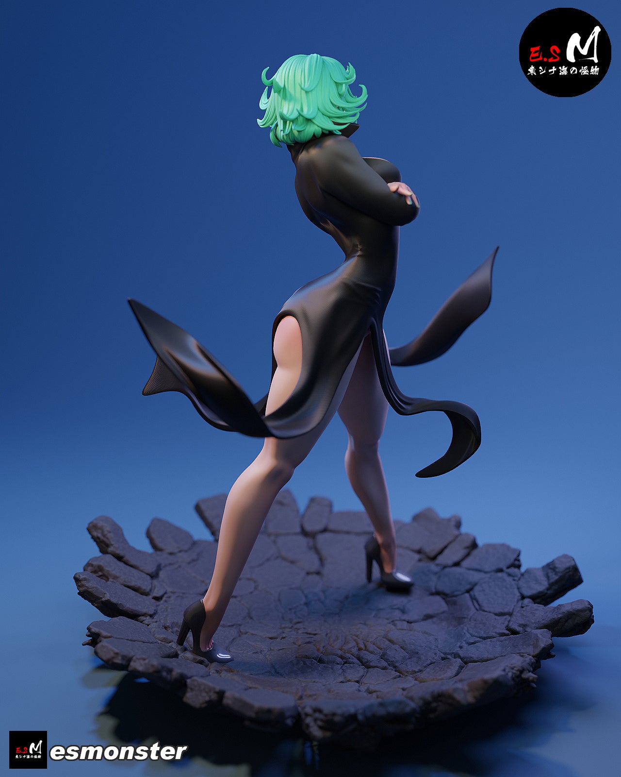 Tatsumaki Style One Punch Man Unpainted Resin Garage Kit (1/6-1/12)