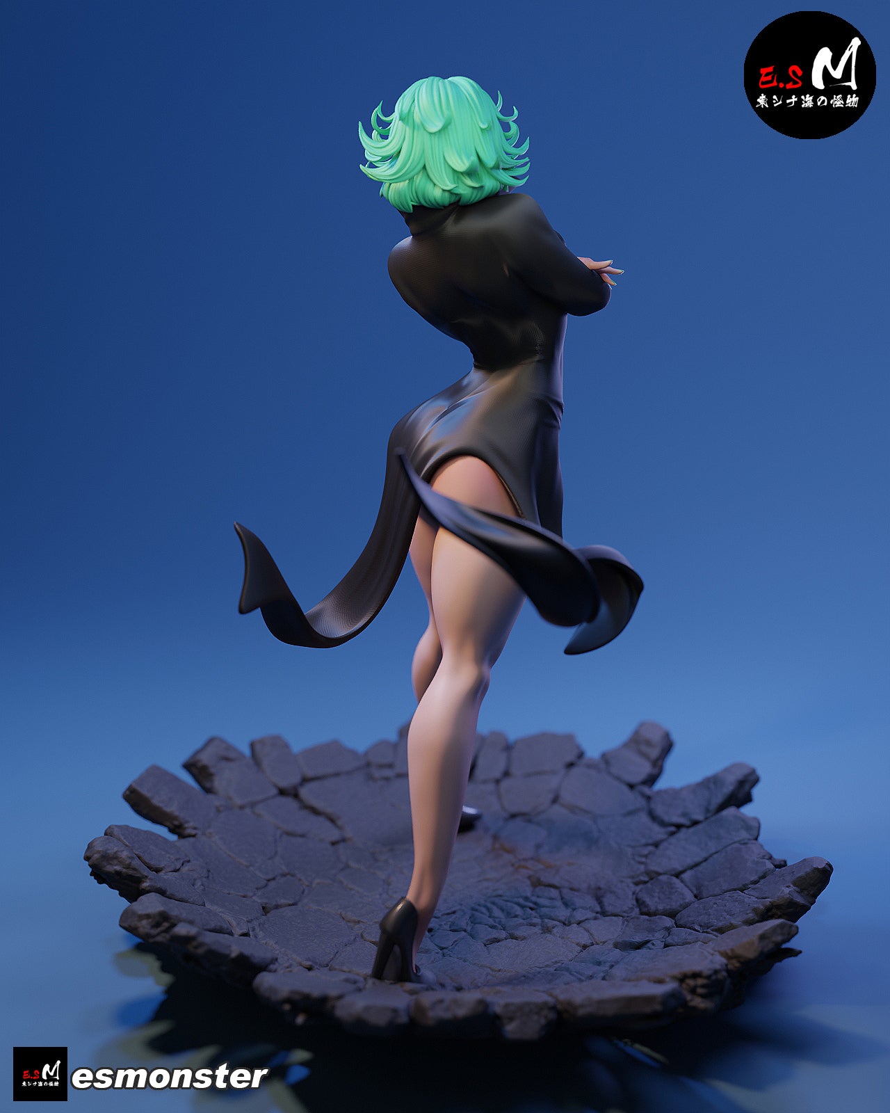Tatsumaki Style One Punch Man Unpainted Resin Garage Kit (1/6-1/12)