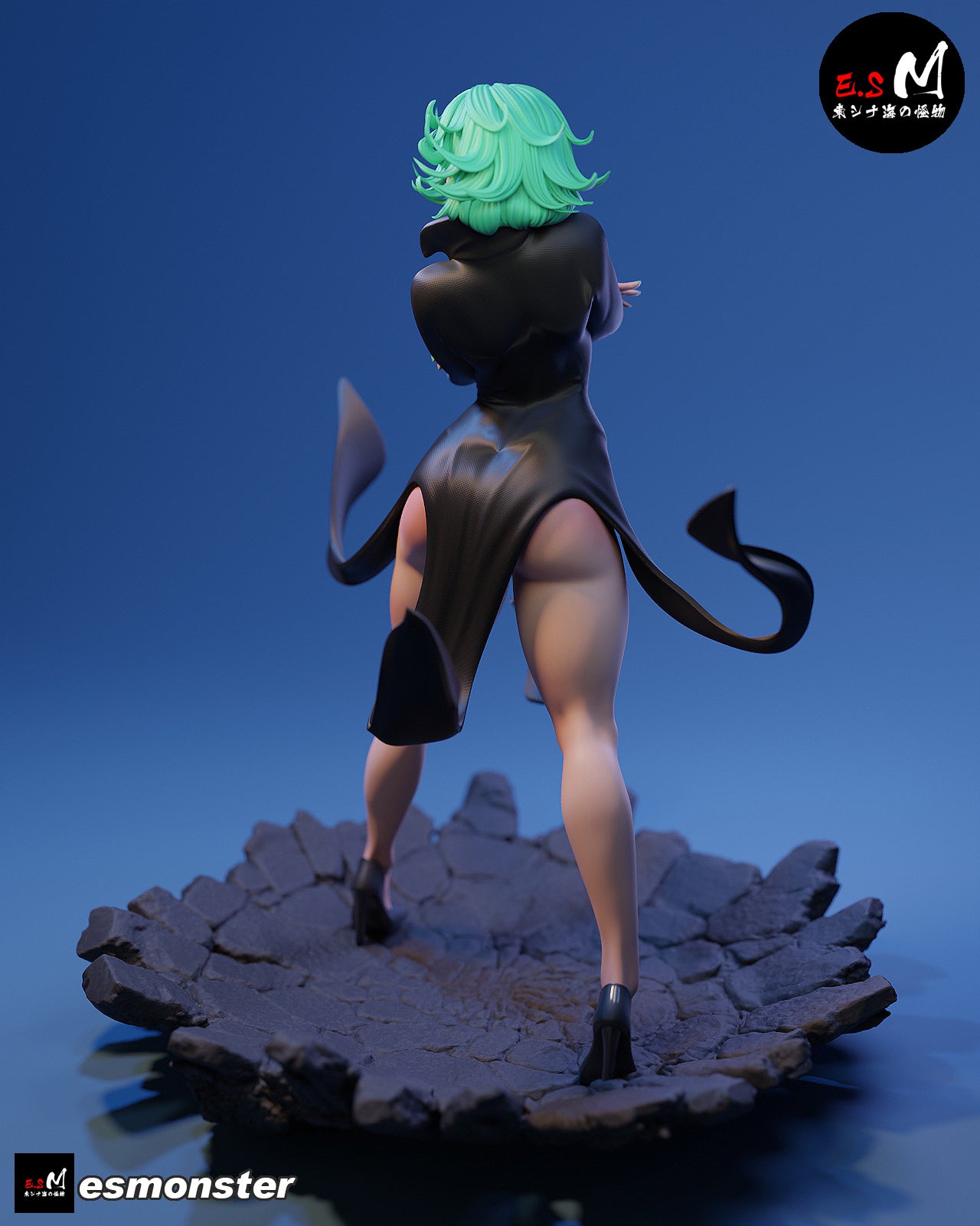 Tatsumaki Style One Punch Man Unpainted Resin Garage Kit (1/6-1/12)