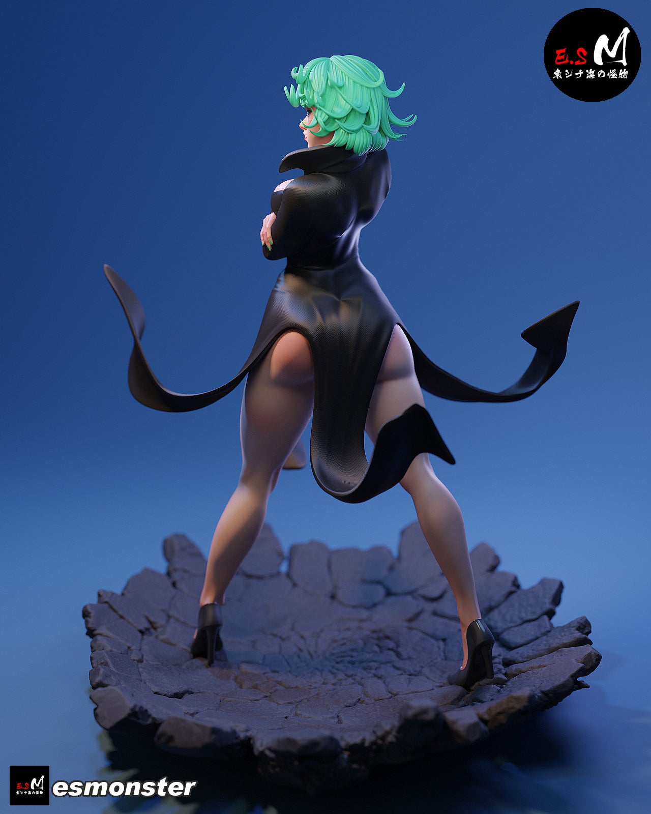 Tatsumaki Style One Punch Man Unpainted Resin Garage Kit (1/6-1/12)