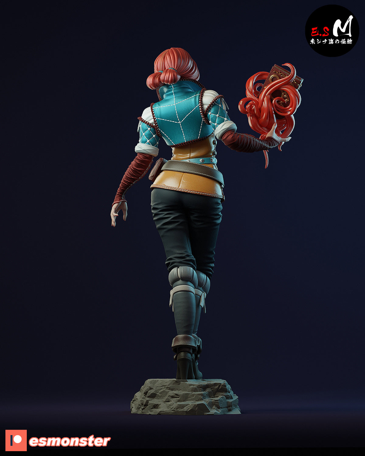 Spellcaster Triss Merigold Style Witcher Unpainted Resin Garage Kit (1/6-1/12)
