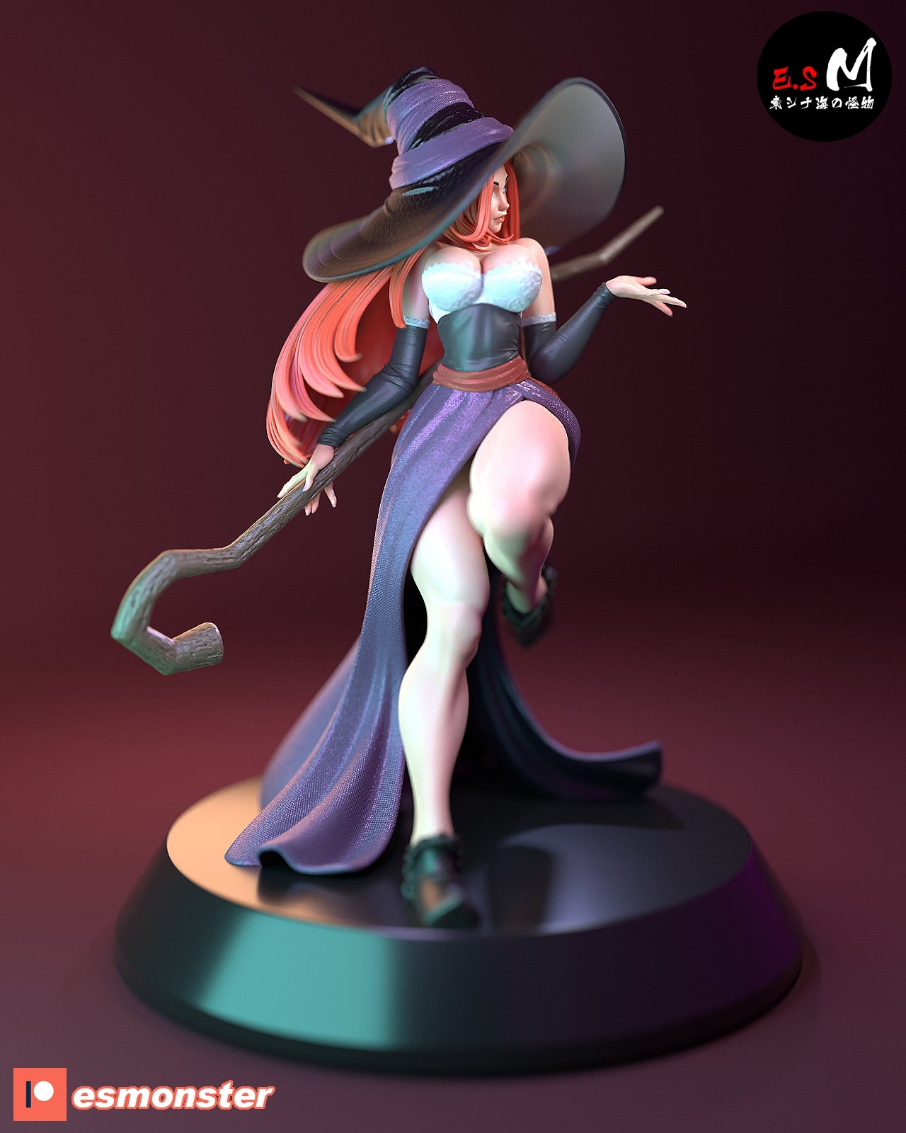Sorceress Style Dragon's Crown Fantasy Unpainted Resin Garage Kit (1/6-1/12)
