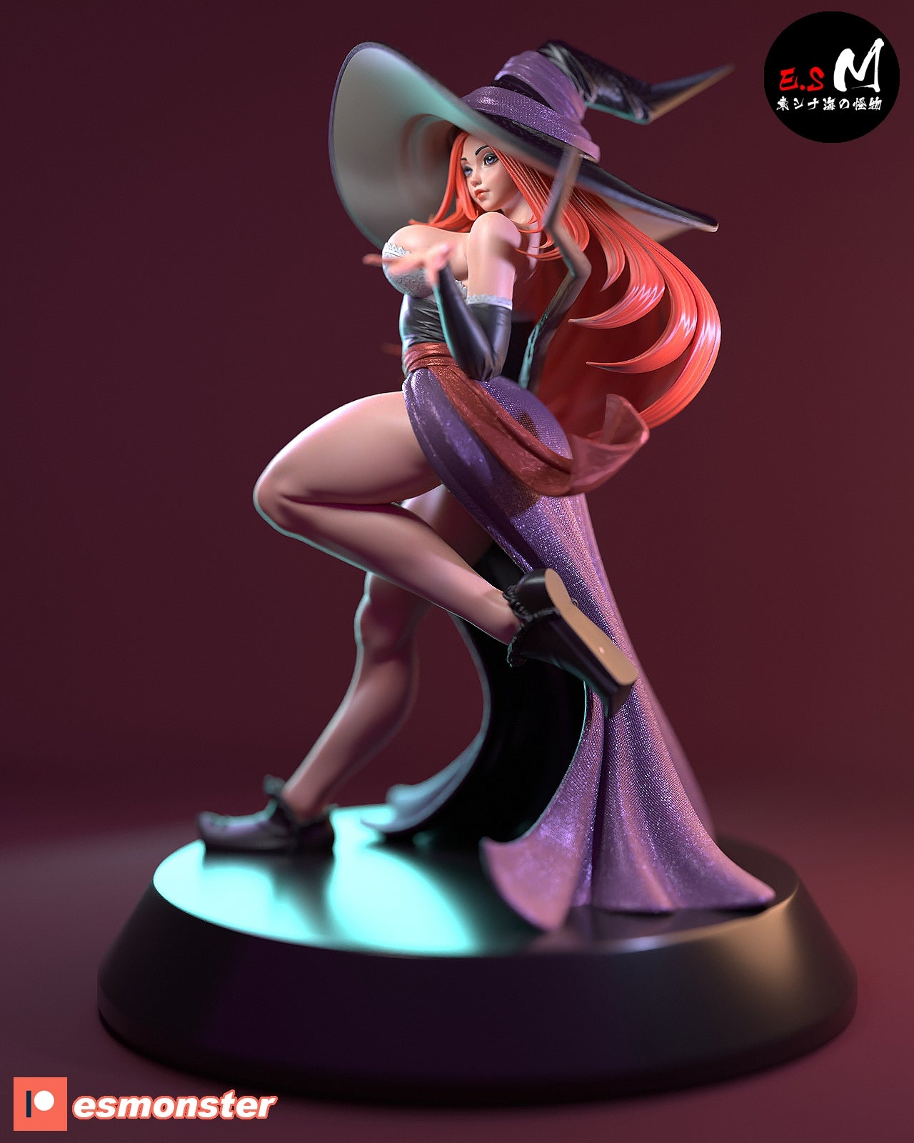 Sorceress Style Dragon's Crown Fantasy Unpainted Resin Garage Kit (1/6-1/12)