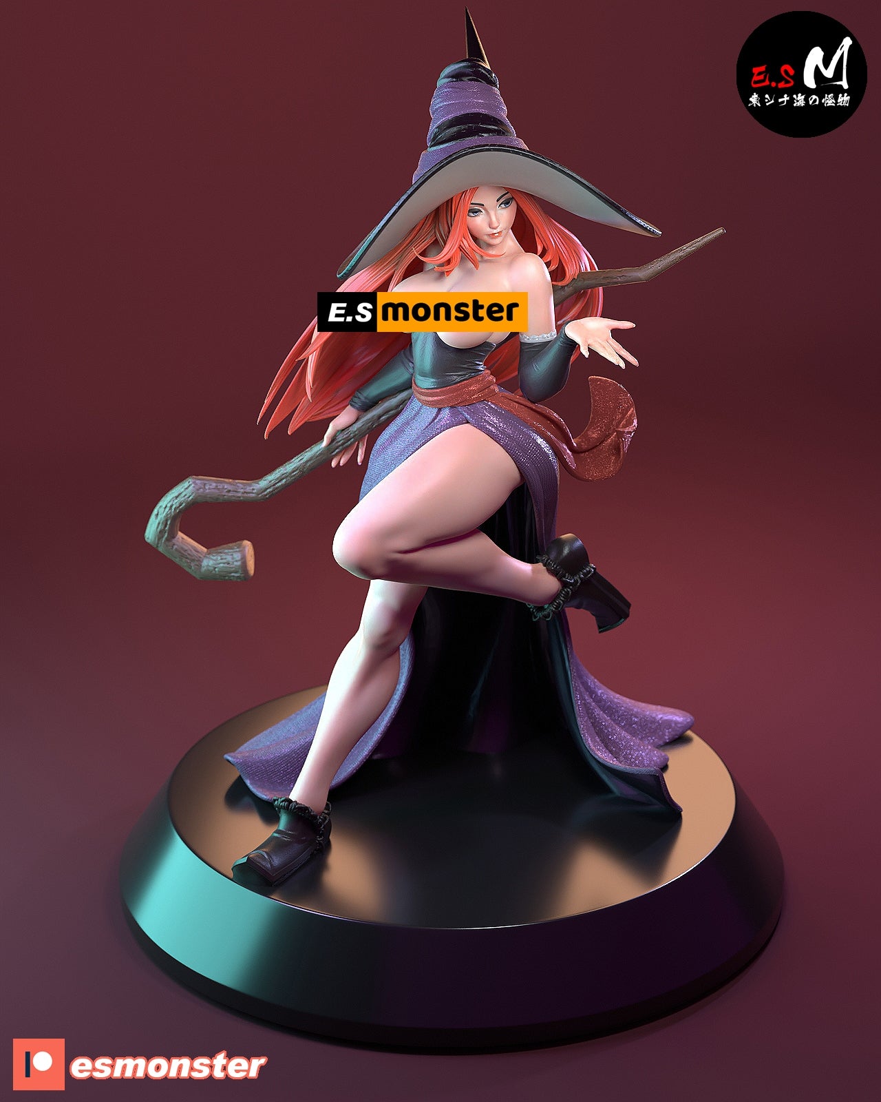 Sorceress Style Dragon's Crown Fantasy Unpainted Resin Garage Kit (1/6-1/12)