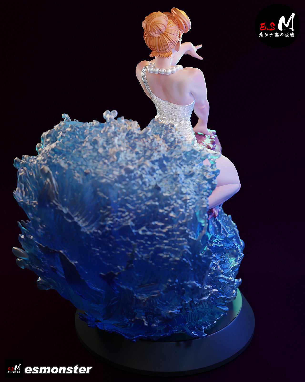 Wilma Sea Monster Style Flintstones Resin Garage Kit (1/6-1/12)