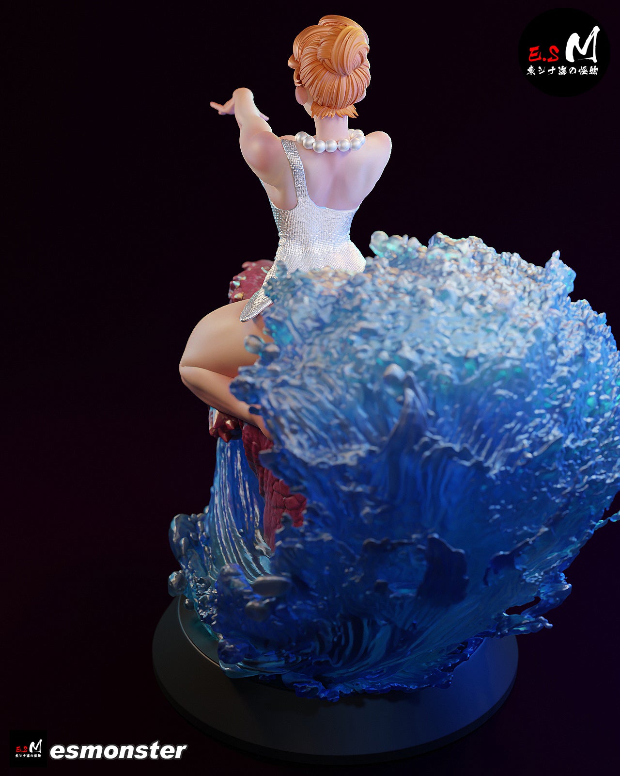 Wilma Sea Monster Style Flintstones Resin Garage Kit (1/6-1/12)