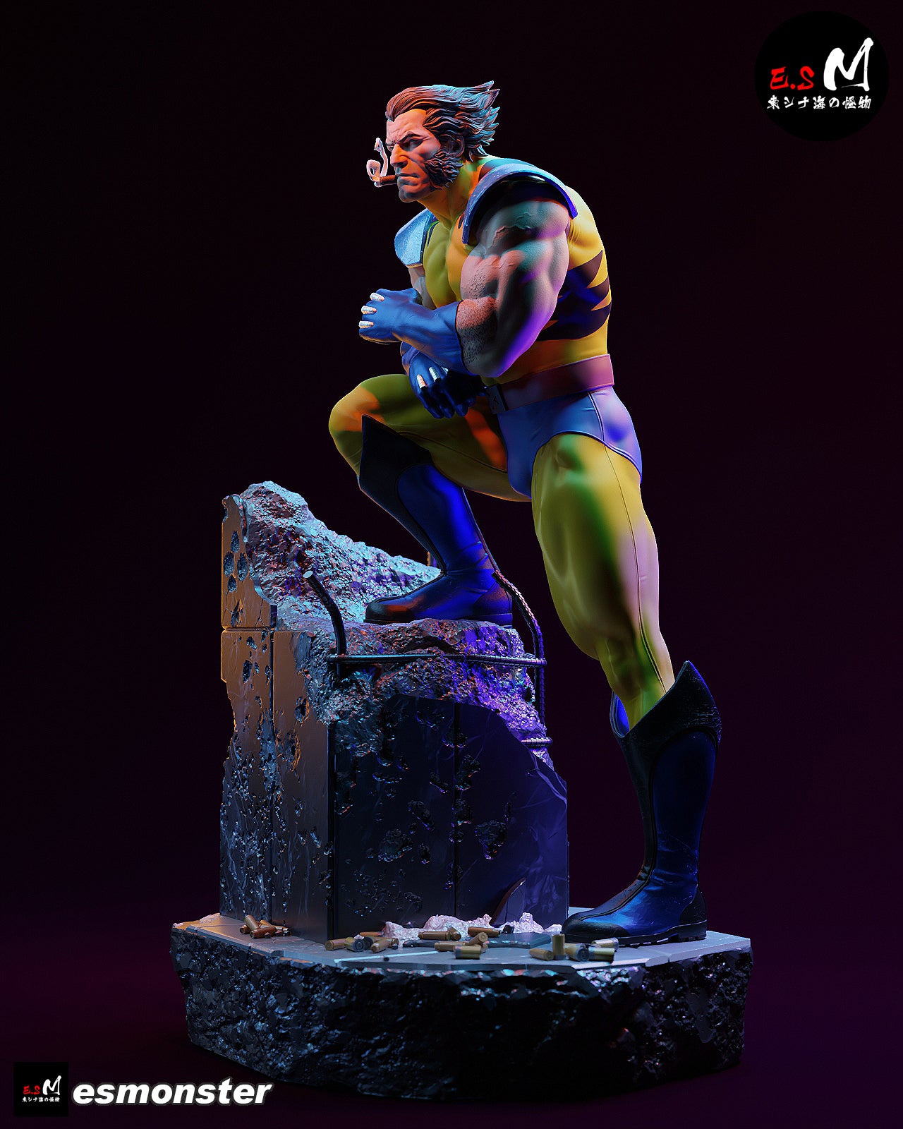 Wolverine Heroic Style X-Men Unpainted Resin Garage Model Kit (1/6-1/12)