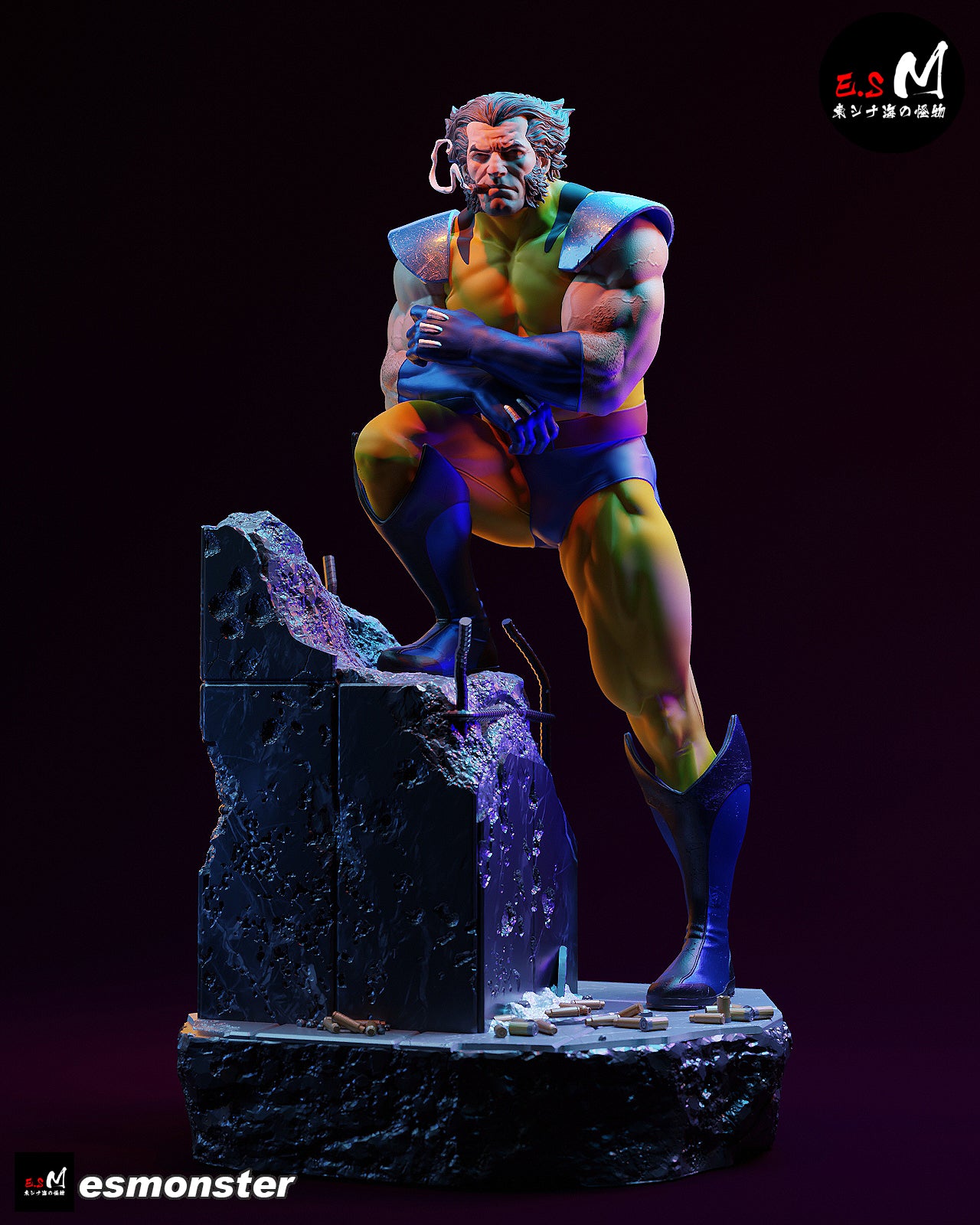 Wolverine Heroic Style X-Men Unpainted Resin Garage Model Kit (1/6-1/12)