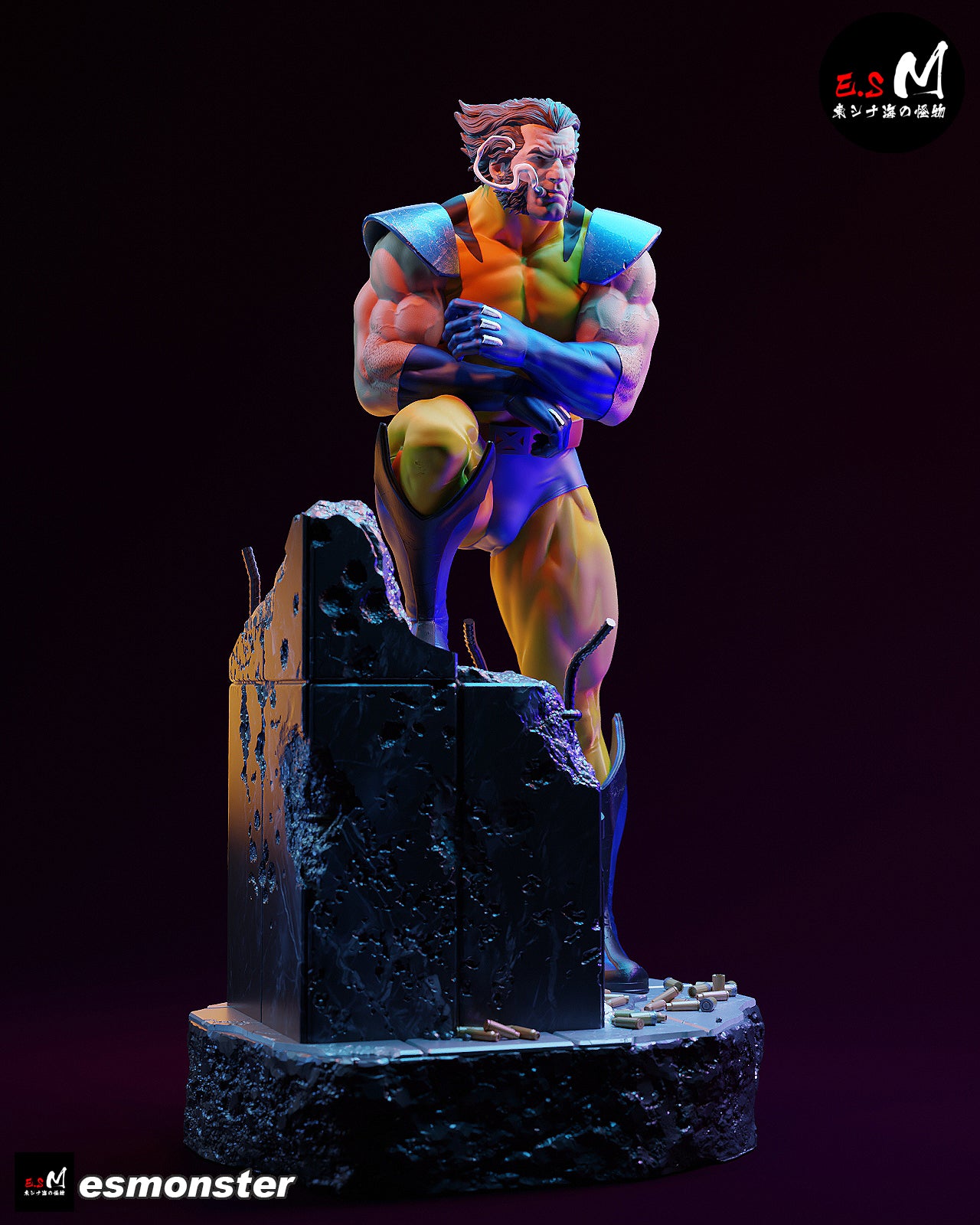 Wolverine Heroic Style X-Men Unpainted Resin Garage Model Kit (1/6-1/12)