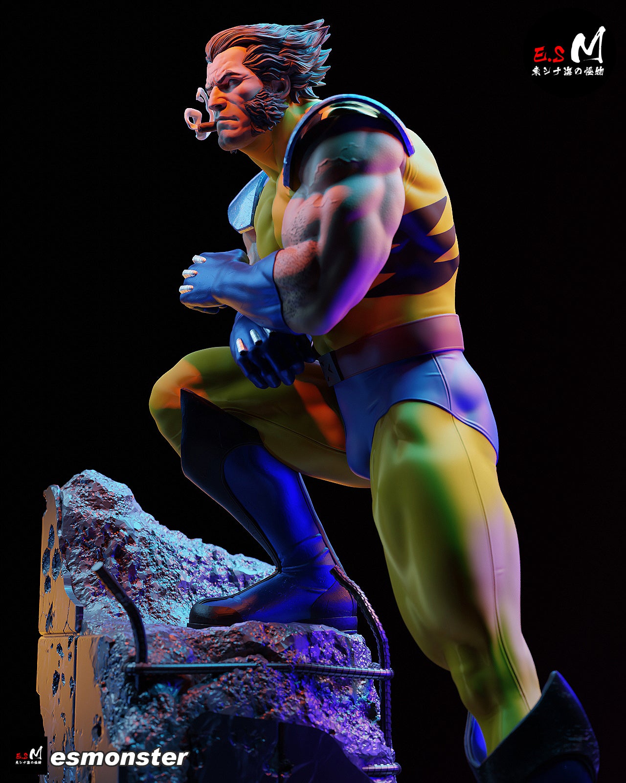 Wolverine Heroic Style X-Men Unpainted Resin Garage Model Kit (1/6-1/12)