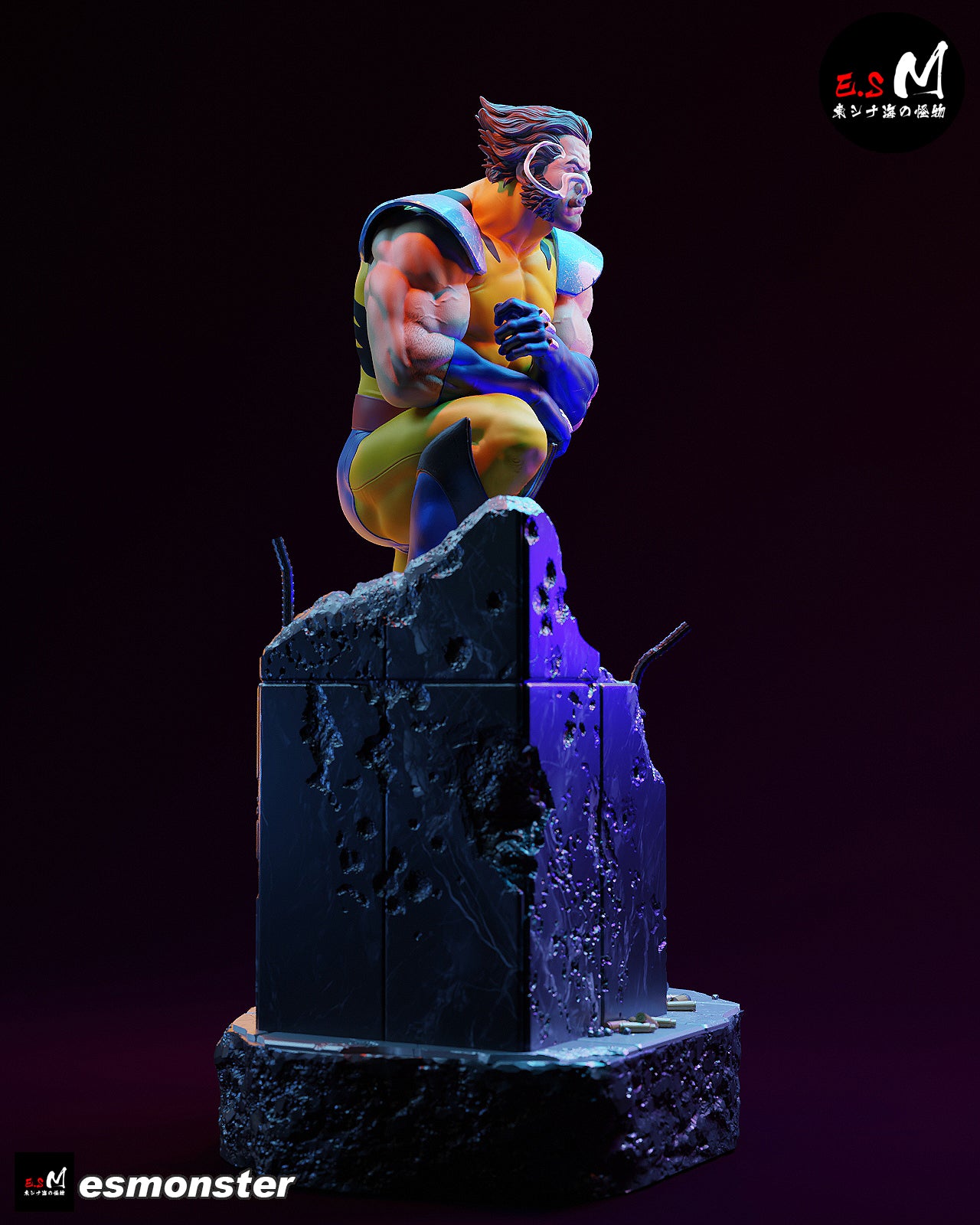 Wolverine Heroic Style X-Men Unpainted Resin Garage Model Kit (1/6-1/12)