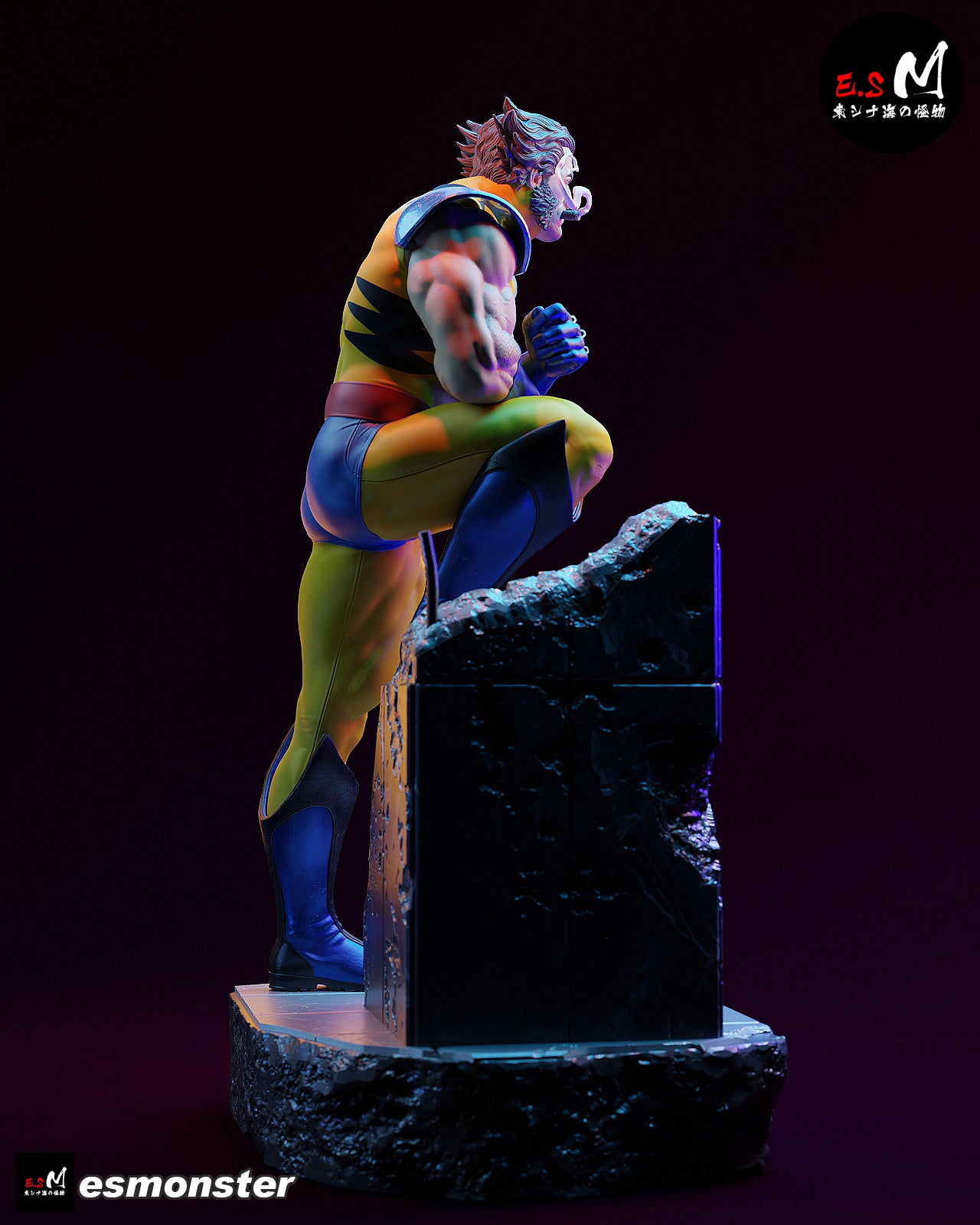 Wolverine Heroic Style X-Men Unpainted Resin Garage Model Kit (1/6-1/12)