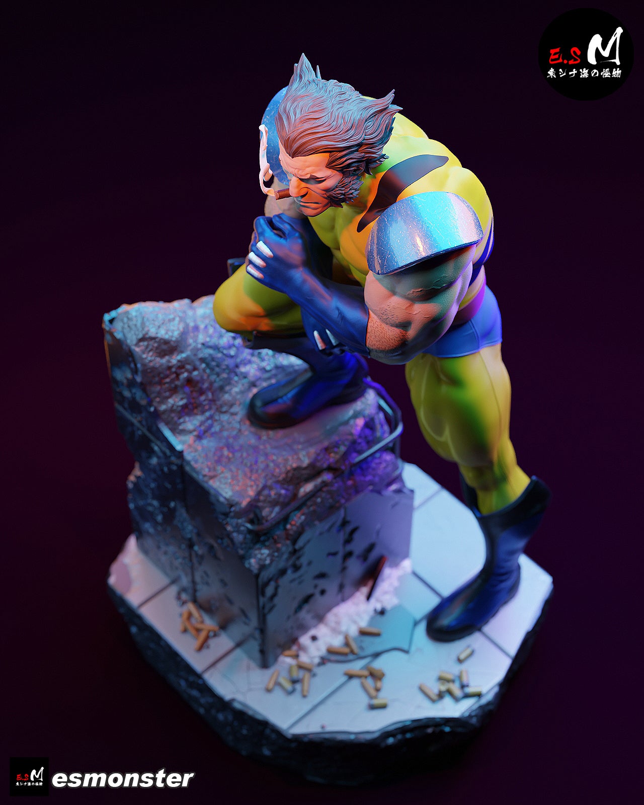 Wolverine Heroic Style X-Men Unpainted Resin Garage Model Kit (1/6-1/12)