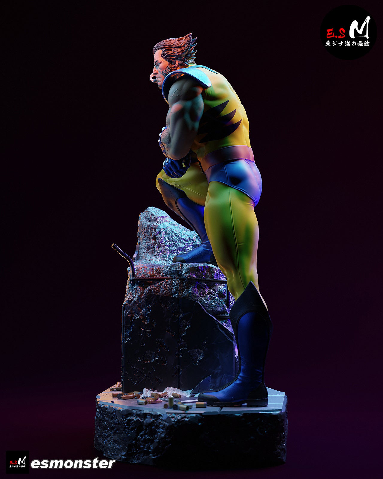 Wolverine Heroic Style X-Men Unpainted Resin Garage Model Kit (1/6-1/12)