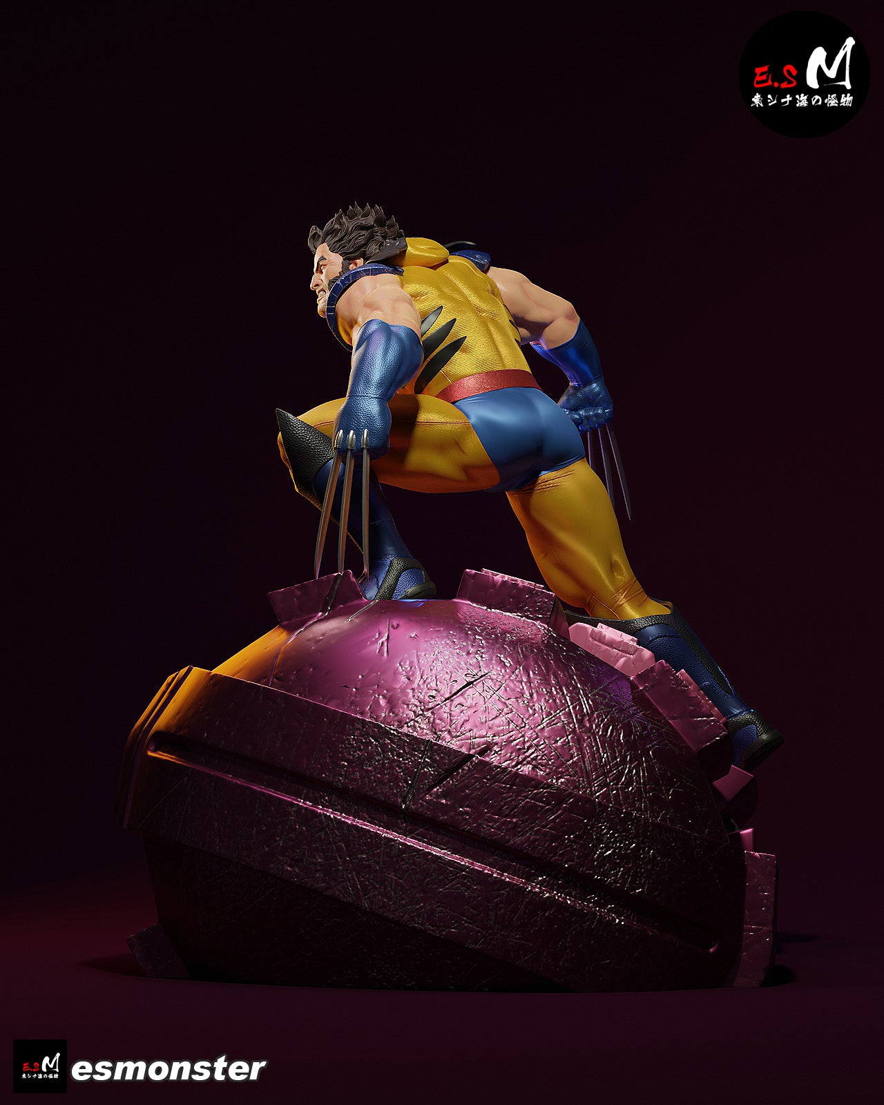 Wolverine Sentinel Style X-Men Unpainted Resin Garage Model Kit (1/6-1/12)
