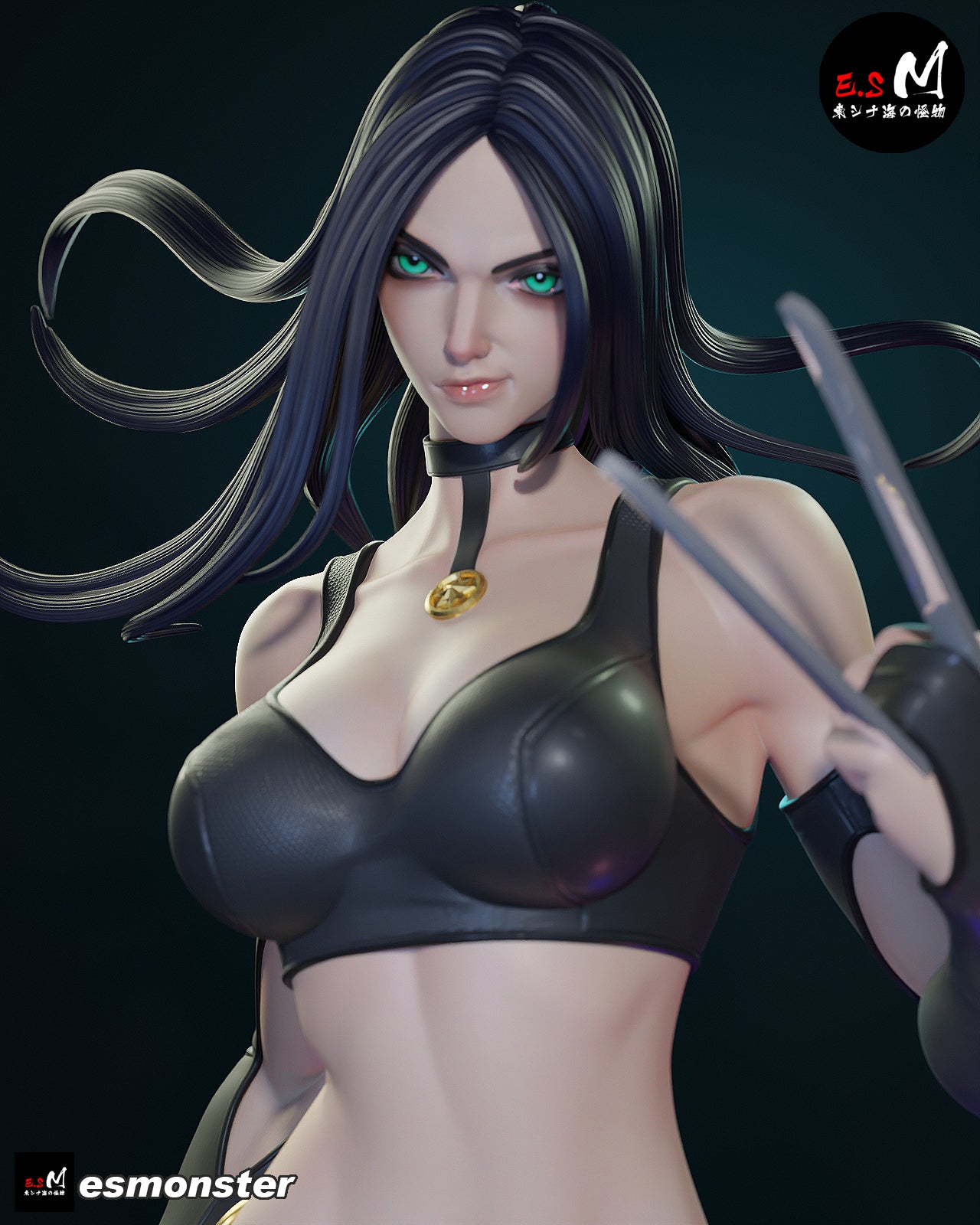 X-23 Aggressive Style X-Men Unpainted Resin Garage Model Kit (1/6-1/12)
