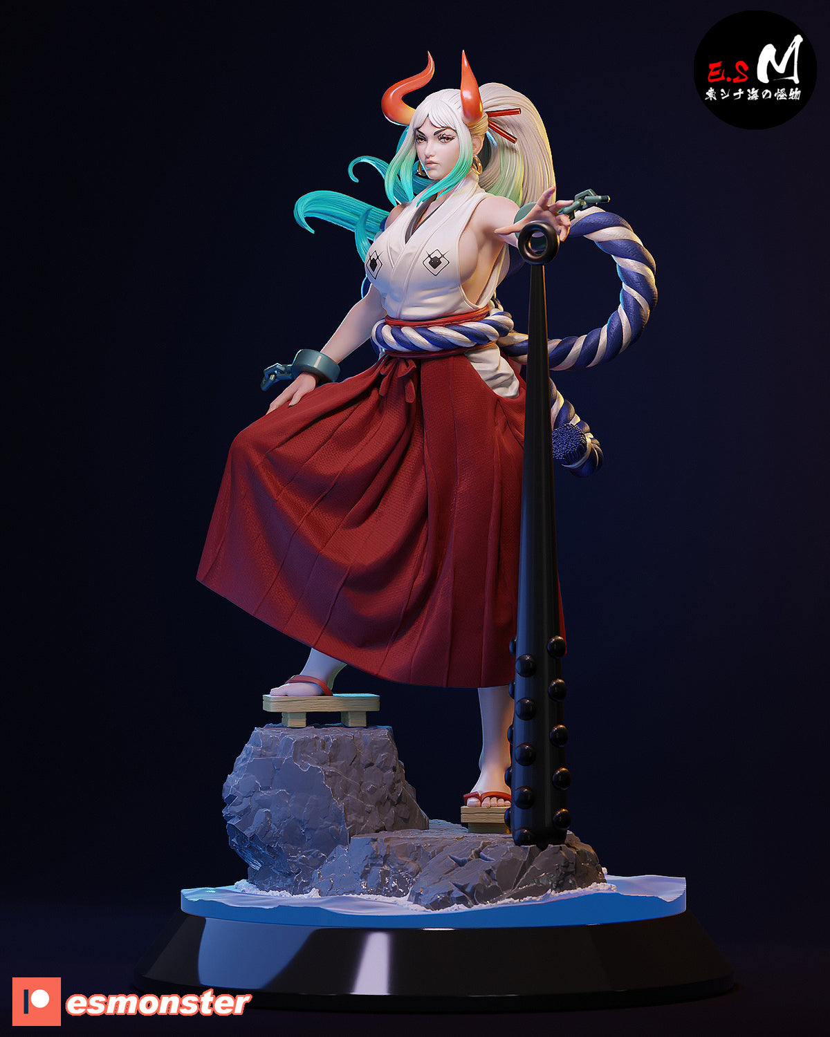 Yamato Style One Piece Anime Unpainted Resin Garage Kit (1/6-1/12)