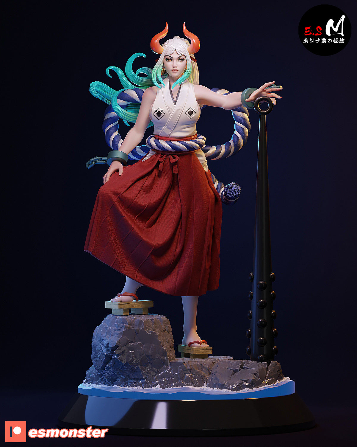 Yamato Style One Piece Anime Unpainted Resin Garage Kit (1/6-1/12)