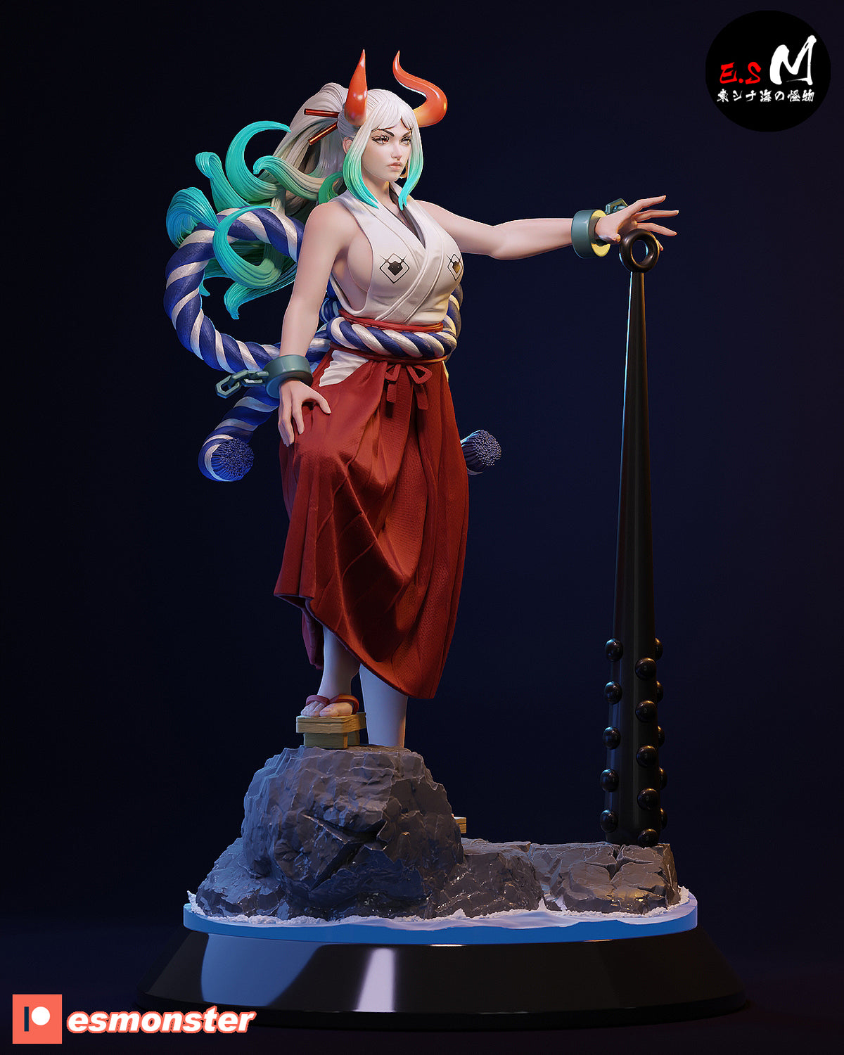Yamato Style One Piece Anime Unpainted Resin Garage Kit (1/6-1/12)