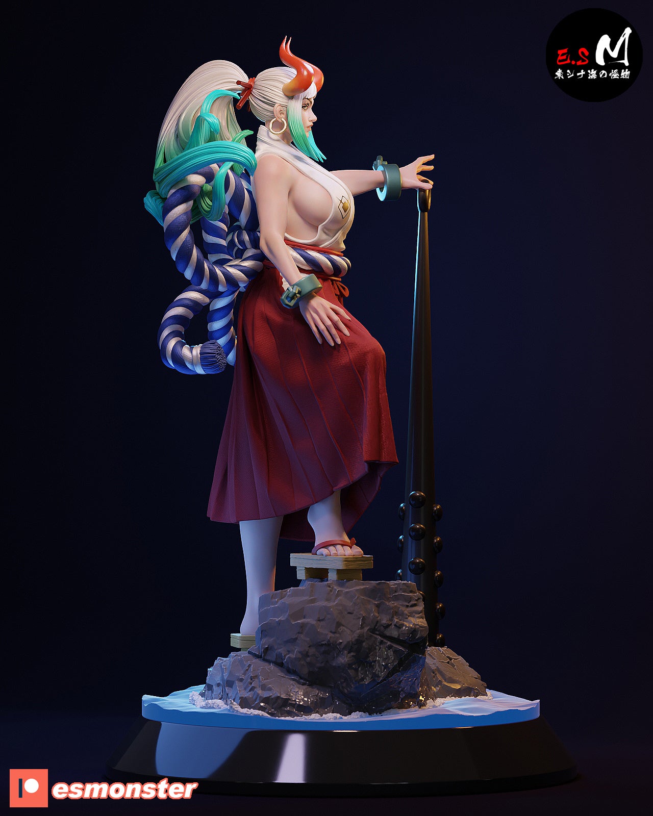 Yamato Style One Piece Anime Unpainted Resin Garage Kit (1/6-1/12)