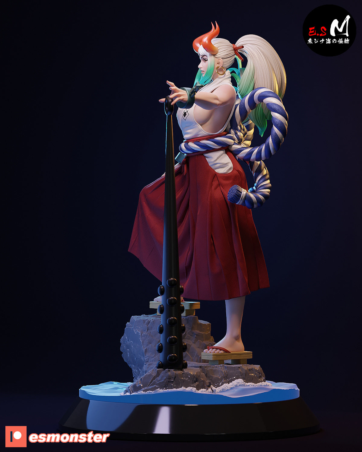 Yamato Style One Piece Anime Unpainted Resin Garage Kit (1/6-1/12)