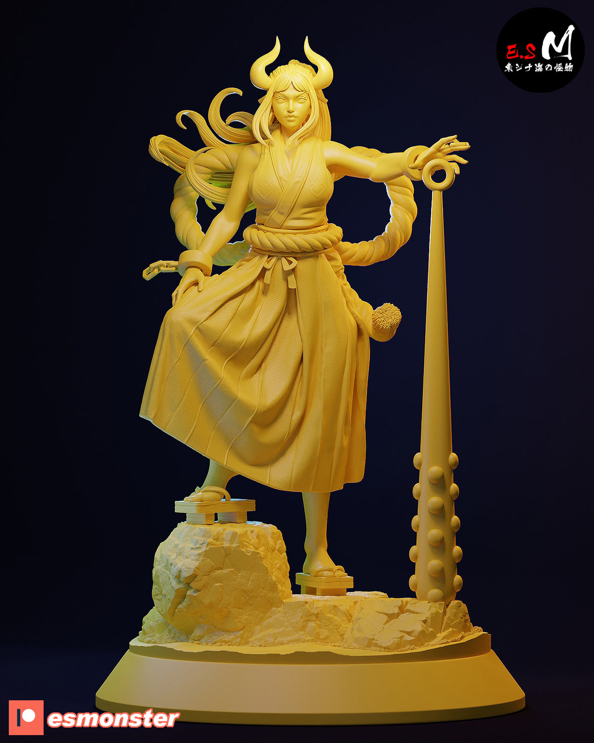Yamato Style One Piece Anime Unpainted Resin Garage Kit (1/6-1/12)