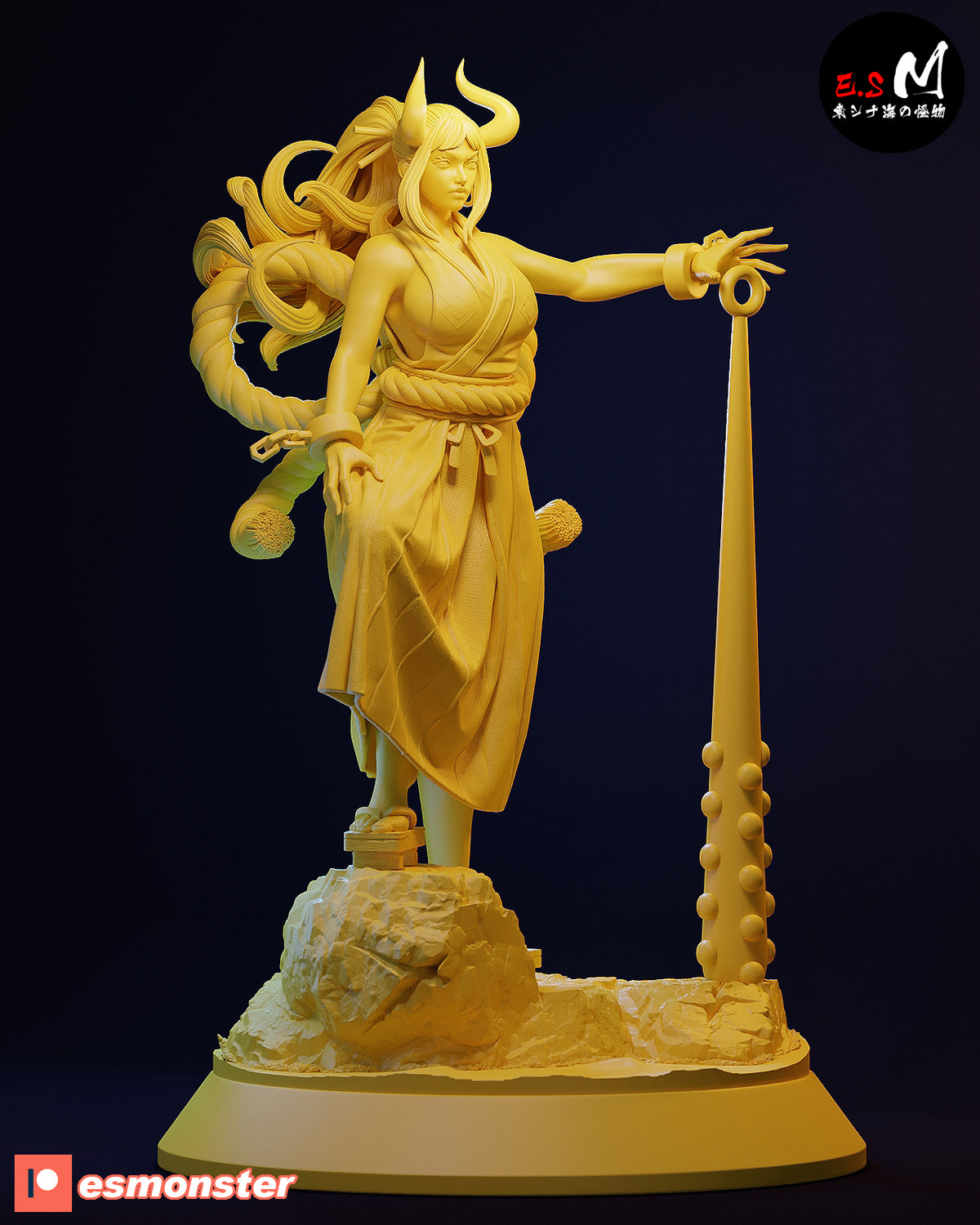 Yamato Style One Piece Anime Unpainted Resin Garage Kit (1/6-1/12)