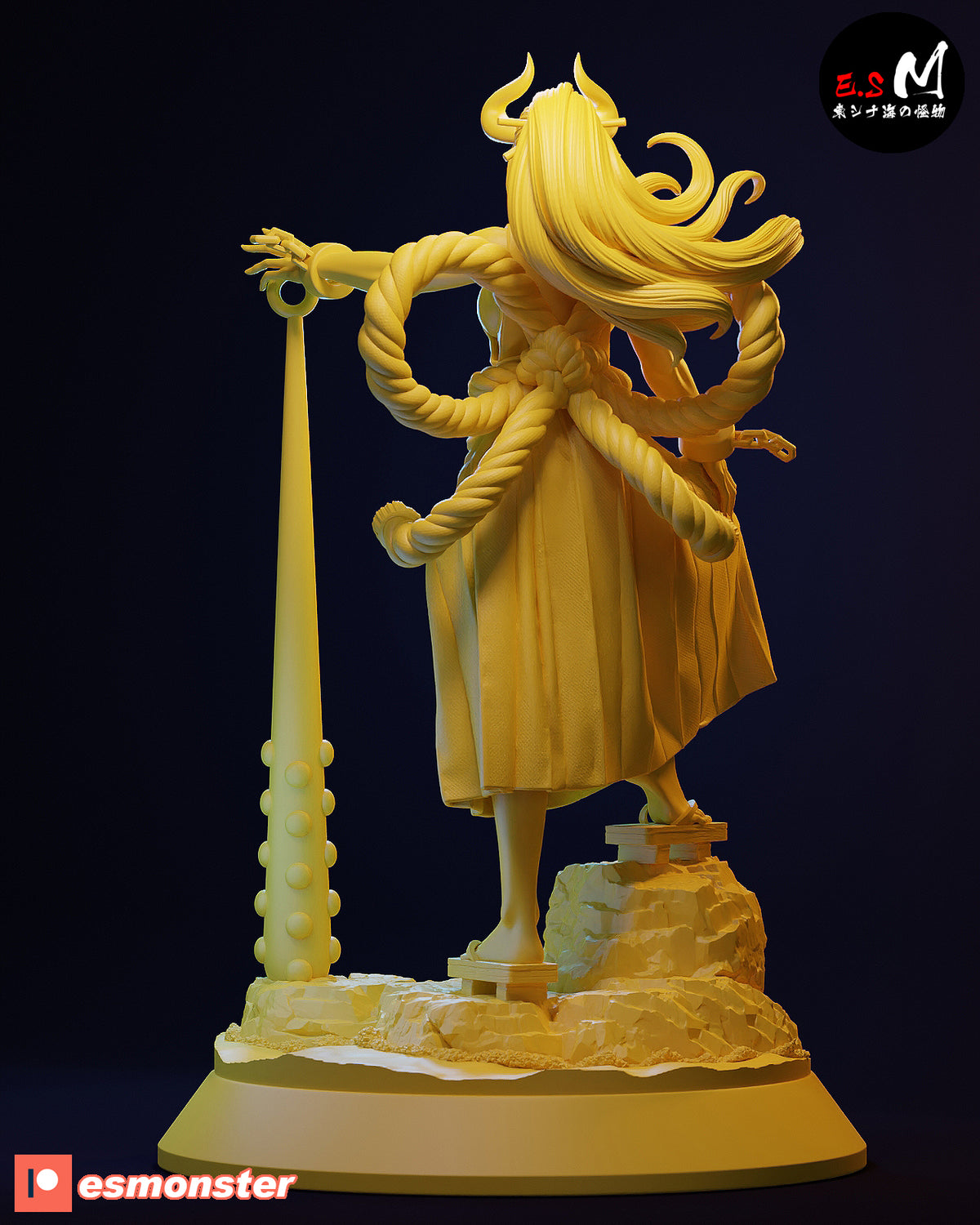 Yamato Style One Piece Anime Unpainted Resin Garage Kit (1/6-1/12)
