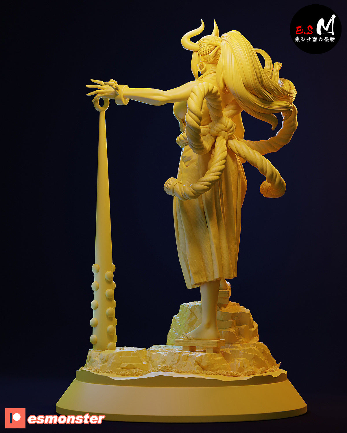 Yamato Style One Piece Anime Unpainted Resin Garage Kit (1/6-1/12)