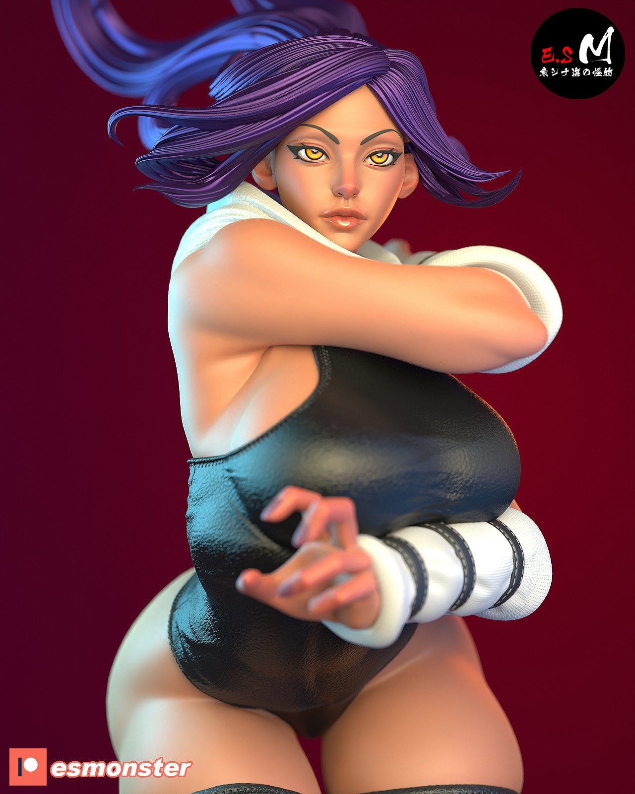 Yoruichi Style Bleach Anime Unpainted Resin Garage Kit (1/6-1/12)