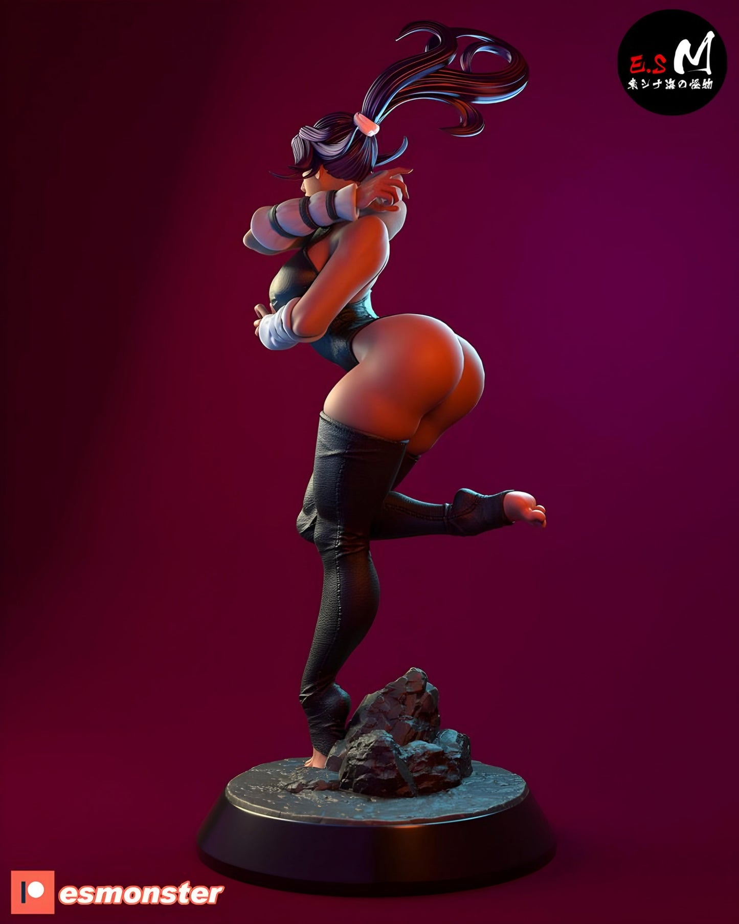 Yoruichi Style Bleach Anime Unpainted Resin Garage Kit (1/6-1/12)