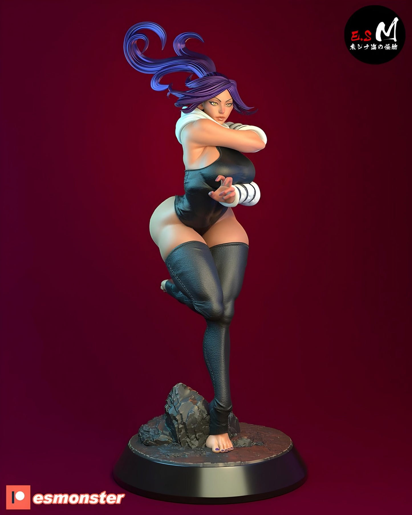 Yoruichi Style Bleach Anime Unpainted Resin Garage Kit (1/6-1/12)