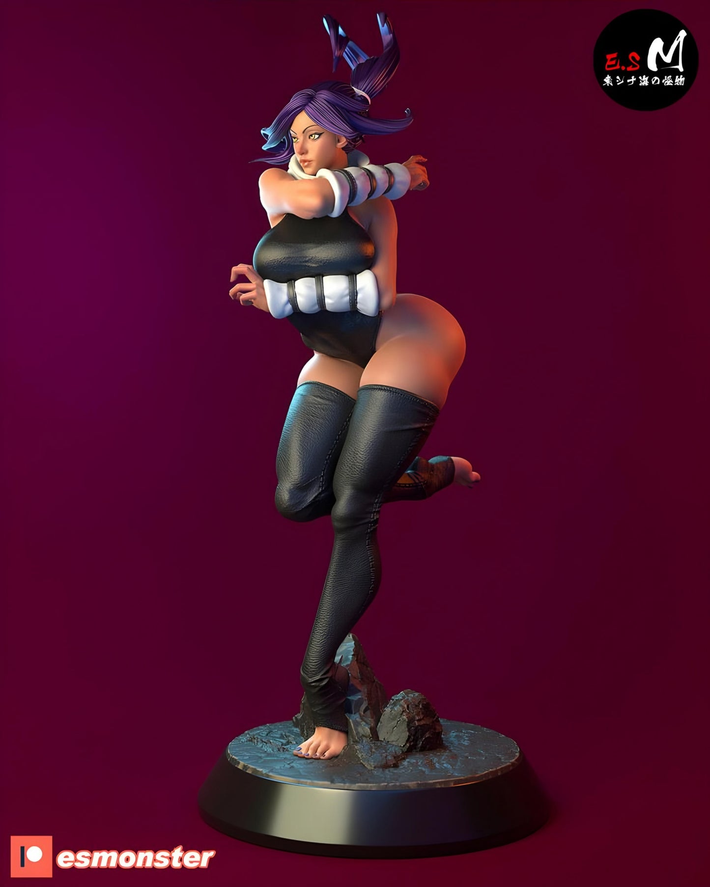 Yoruichi Style Bleach Anime Unpainted Resin Garage Kit (1/6-1/12)