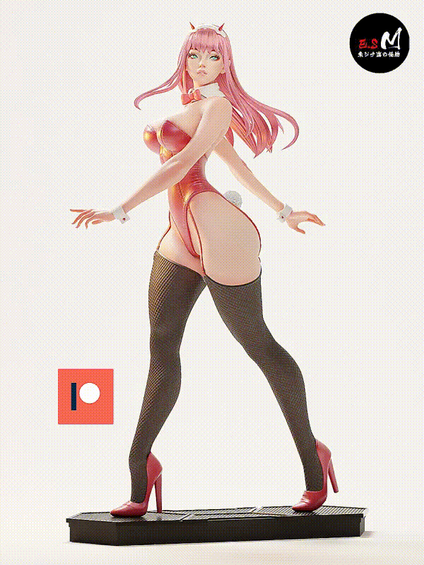 Zero Two Style Darling in the Franxx Unpainted Resin Garage Kit (1/6-1/12)