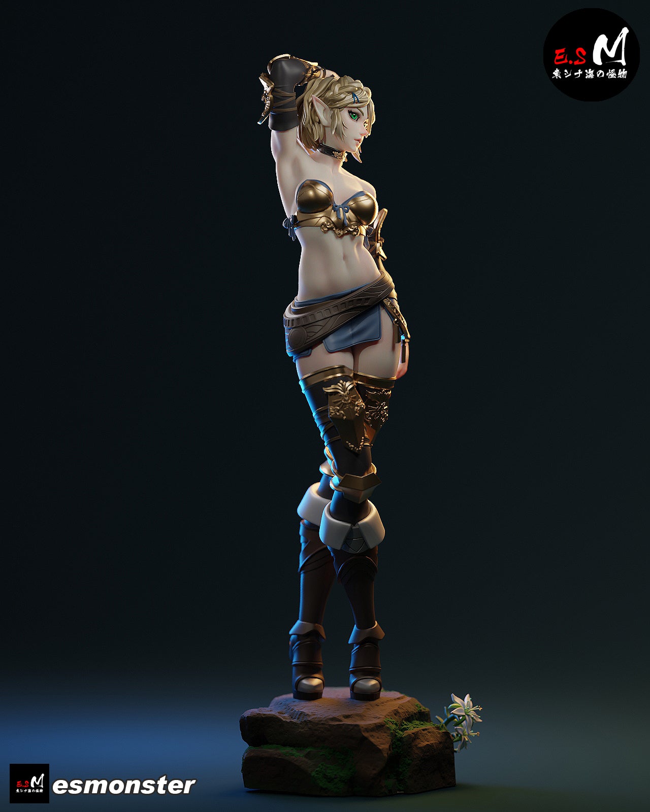 Alluring Zelda Style Zelda Unpainted Resin Garage Model Kit (1/6-1/12)