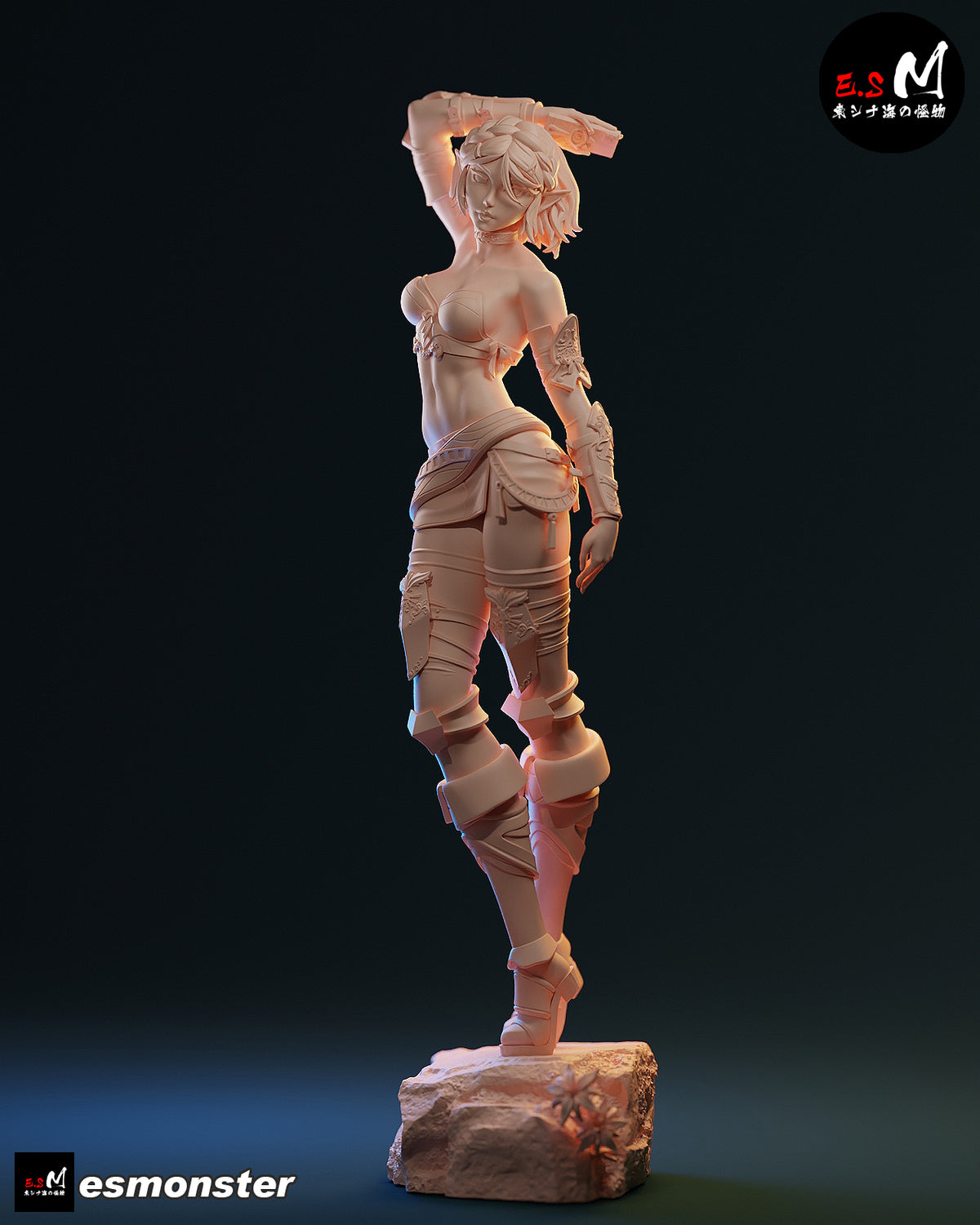 Alluring Zelda Style Zelda Unpainted Resin Garage Model Kit (1/6-1/12)