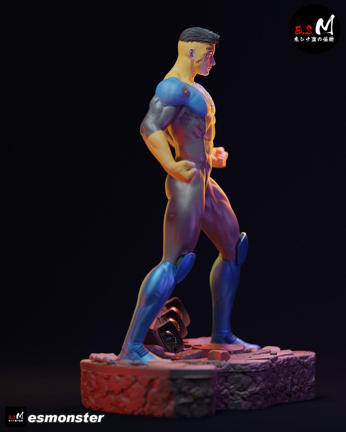 Post-Battle Invincible Style Invincible Unpainted Resin Garage Kit (1/6-1/12)