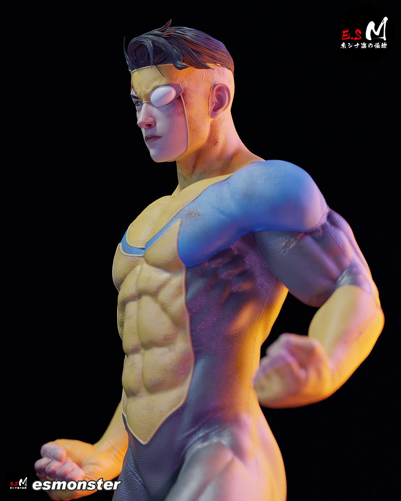 Post-Battle Invincible Style Invincible Unpainted Resin Garage Kit (1/6-1/12)