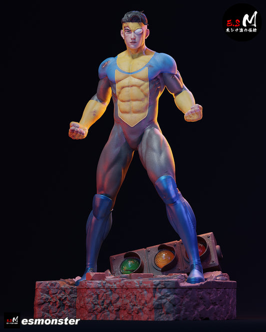Post-Battle Invincible Style Invincible Unpainted Resin Garage Kit (1/6-1/12)
