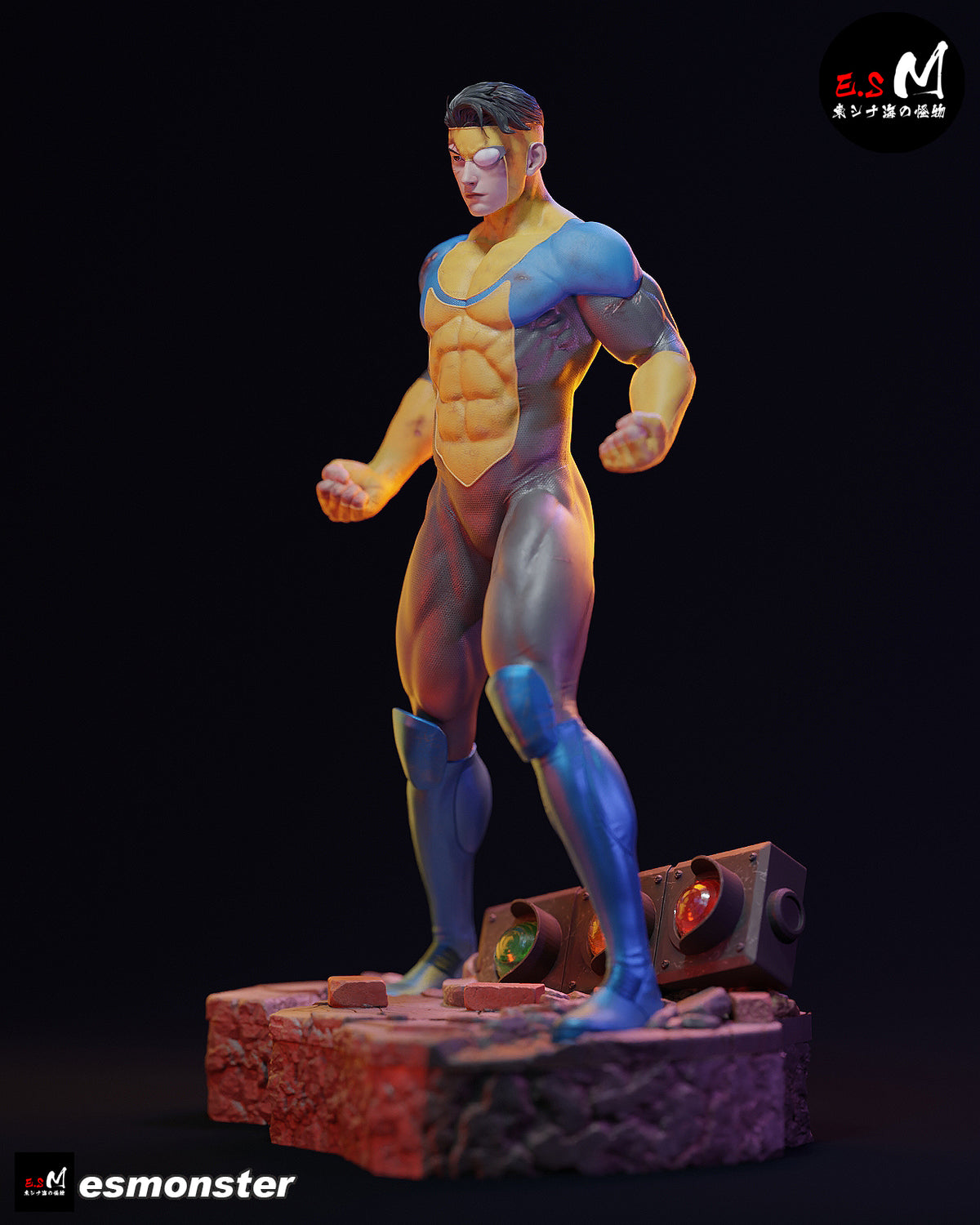 Post-Battle Invincible Style Invincible Unpainted Resin Garage Kit (1/6-1/12)