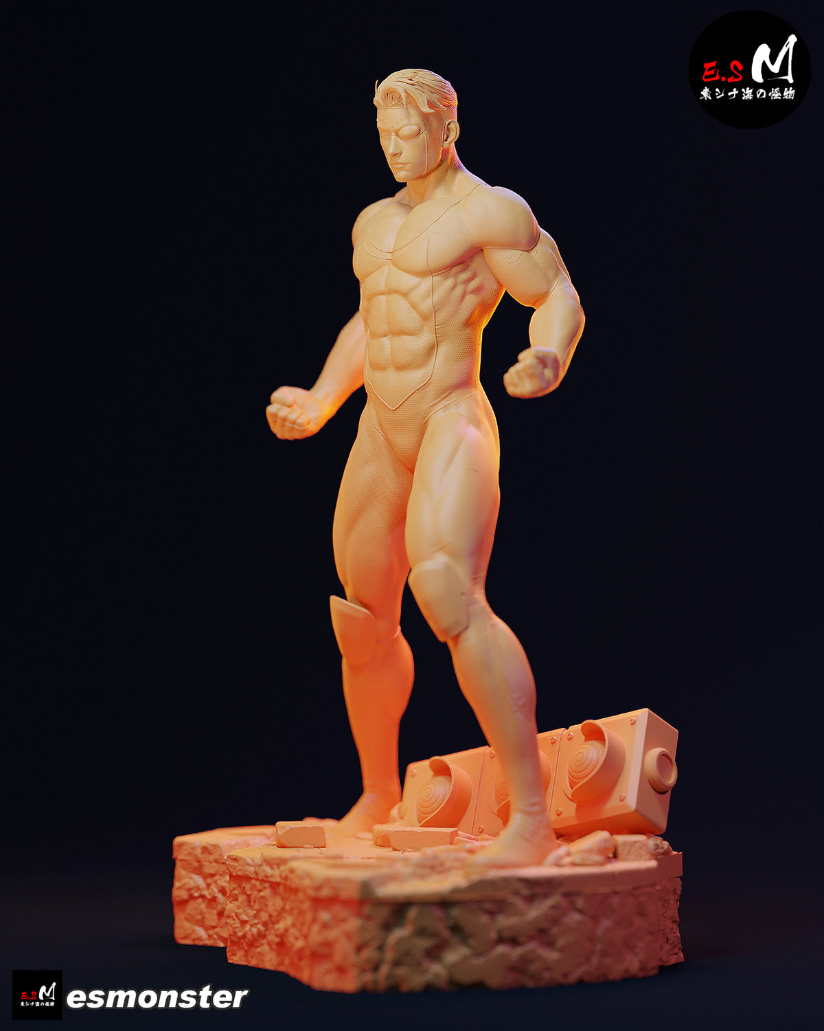 Post-Battle Invincible Style Invincible Unpainted Resin Garage Kit (1/6-1/12)