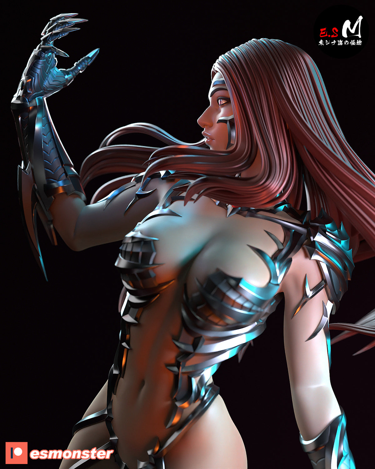 Sara Pezzini Style Witchblade Unpainted Resin Garage Model Kit (1/6-1/12)